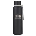 Stand Firm Black Stainless Steel Water Bottle - Image 3