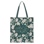 Strength and Dignity Green Non-Woven Tote Bag - Image 2