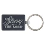 Be Strong in the Lord Metal Key Ring - Image 2
