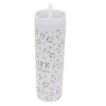 Life Is Beautiful Plastic Tumbler With Straw - Image 8