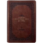 NLT Brown Flexcover Faux Leather Everyday Devotional Bible for Men - Image 5