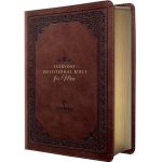 NLT Brown Flexcover Faux Leather Everyday Devotional Bible for Men - Image 6