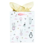 Blessings For A Baby Girl Medium Gift Bag With Gift Tag - Image 5