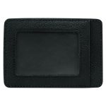 Genuine African Leather Matt Black Card And ID Holder - Image 6