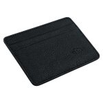 Genuine African Leather Matt Black Card And ID Holder - Image 7