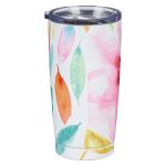 Shine Your Light Pink Daisies Stainless Steel Mug - Image 7