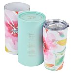 Shine Your Light Pink Daisies Stainless Steel Mug - Image 8