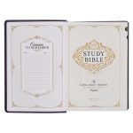 KJV Purple Faux Leather Flexcover Study Bible Large Print - Image 13