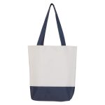 Pawsome Mom White & Grey Dog Canvas Tote Bag - Image 5