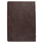 NLT Dark Brown Faux Leather Thumb Indexed Spiritual Growth Bible - Image 9