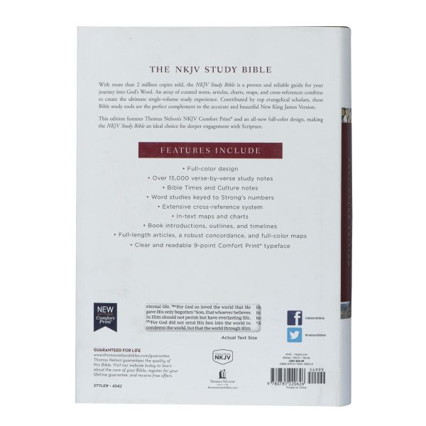 NKJV Study Bible Red Letter Complete Full Color (Comfort Print)(Hardcover) - Image 8