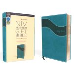 NIV Teal Imitation Leather Premium Gift Bible Red Letter Comfort Print - Image 7