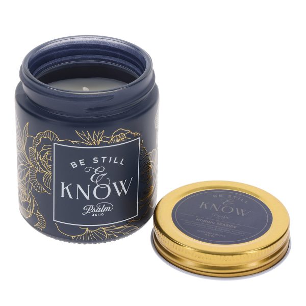 Be Still and Know Nordic Seaside Scented Candle with Screw Top Lid - Image 8