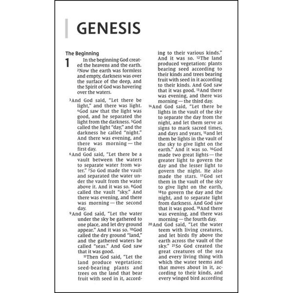 NIV Personal Size Bible Large Print Brown (Comfort Print)(Imitation Leather) - Image 6