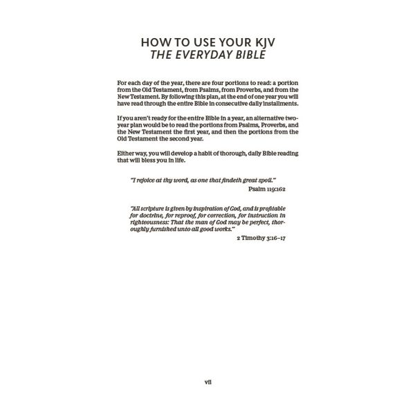 KJV Everyday Bible Red Letter Comfort Print (Hardcover) - Image 7