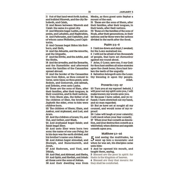 KJV Everyday Bible Red Letter Comfort Print (Hardcover) - Image 9