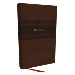 NKJV Brown Imitation Leather Personal Size Reference Bible Large Comfort Print - Image 2