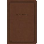 CSB Brown Imitation Leather Thinline Value Edition Bible Large Print - Image 3