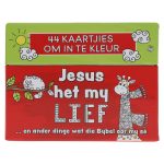 Jesus Het My Lief Afrikaans Coloring Boxed Cards for Children - Image 7