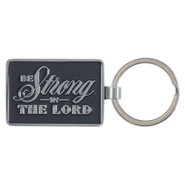 Be Strong in the Lord Metal Key Ring - Image 3