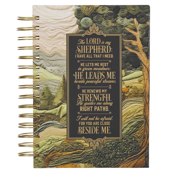The Lord Is My Shepherd Hardcover Large Wirebound Journal - Image 5