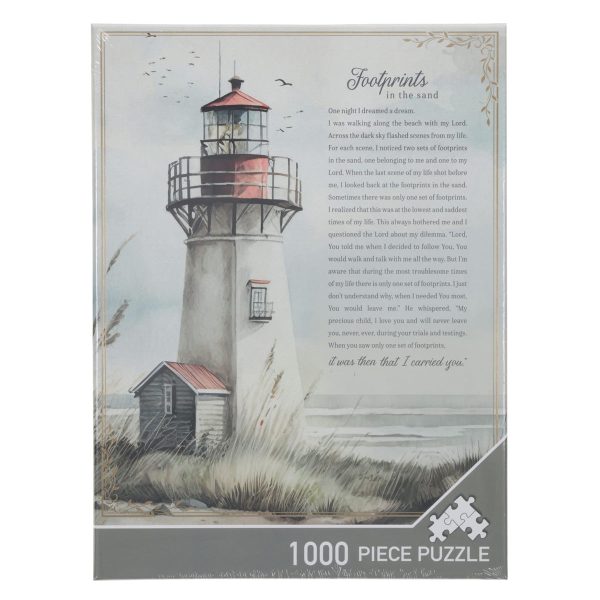 Footprints 1000 Piece Cardboard Puzzle - Image 9