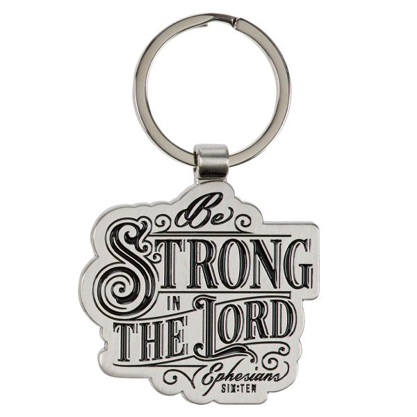 Be Strong in the Lord Metal Key Ring - Image 5