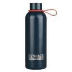 Be Strong & Courageous Navy Blue Stainless Steel Water Bottle with Decorative Sticker Sheet - Image 11