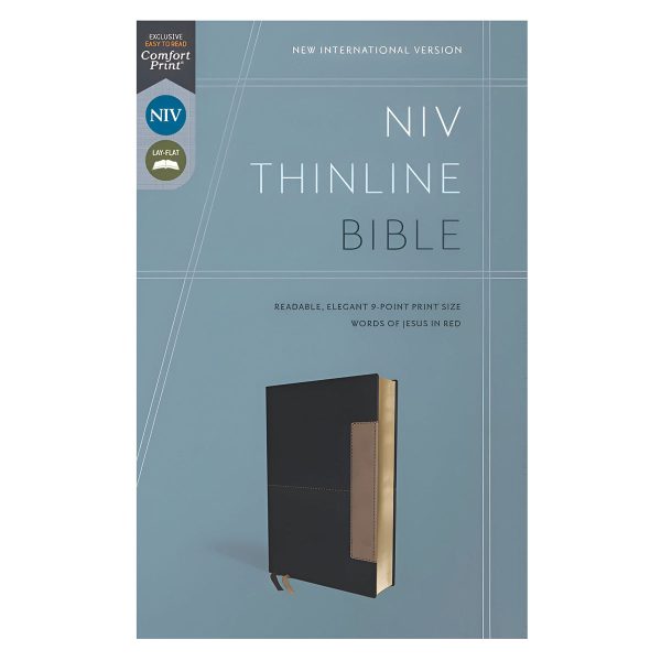 NIV Blue Imitation Leather Thinline Bible Comfort Print - Image 5