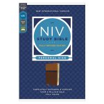 NIV Brown and Blue Imitation Leather Fully Revised Personal Size Study Bible Comfort Print - Image 3