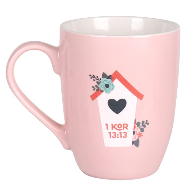Geloof Hoop Liefde Afrikaans Pink Ceramic Mug - Image 6