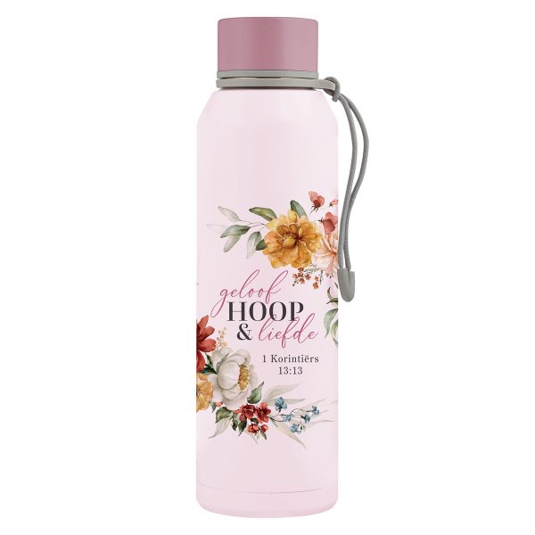 Geloof Hoop en Liefde Afrikaans Stainless Steel Water Bottle - Image 9