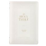 KJV White Faux Leather Standard Bible Giant Print - Image 3