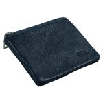 Genuine African Leather Navy Small Coin Purse - Image 14