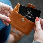 Genuine African Leather Light Brown Wallet With Clip Closure - Image 18