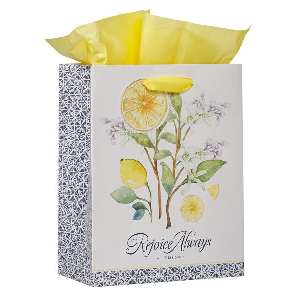 Rejoice Always Medium Gift Bag with Gift Tag - Image 9