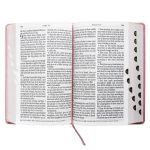 KJV Pink Faux Leather Bible Giant Print - Image 20