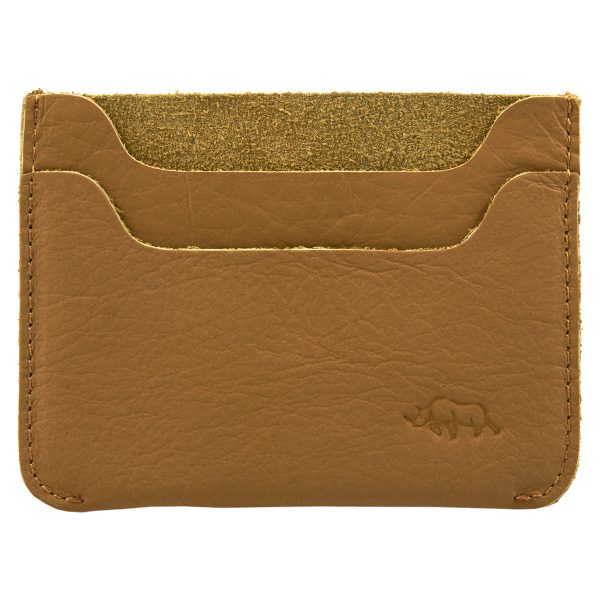 Genuine African Leather Mustard Card Holder - Image 10
