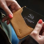 Genuine African Leather Mustard Card Holder - Image 14