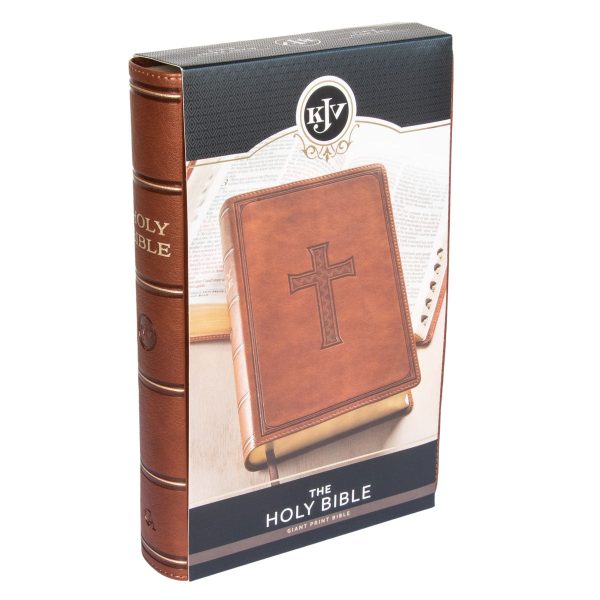 KJV Brown Faux Leather Medium Bible Giant Print - Image 15