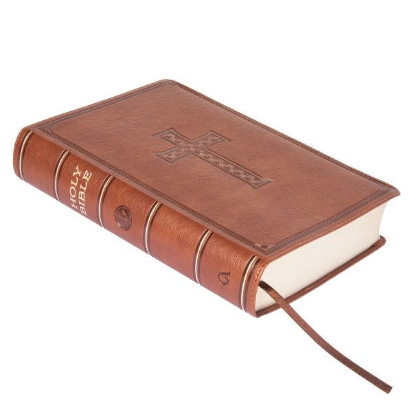 KJV Brown Faux Leather Medium Bible Giant Print - Image 16