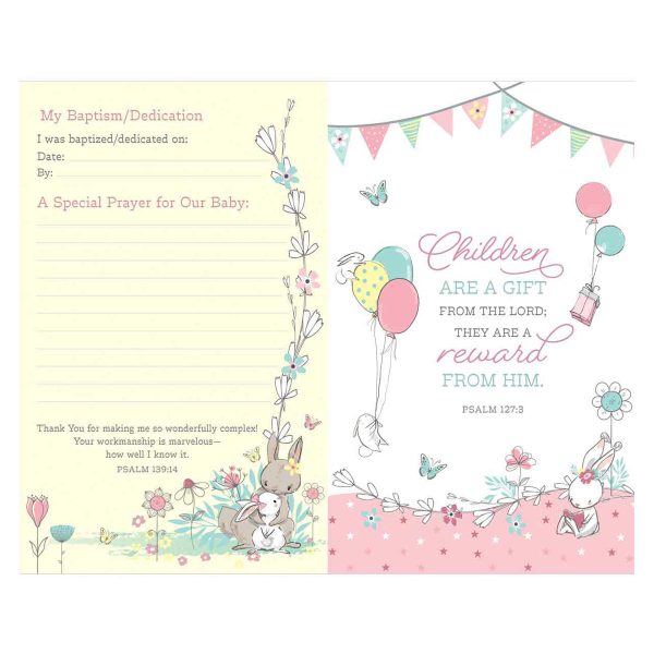 NLT Deer Hardcover Baby Bible for Girls - Image 11