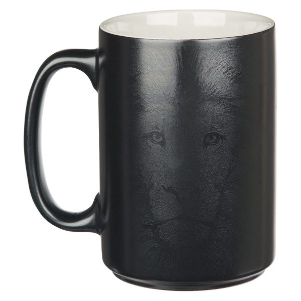 Be Strong And Courageous Black Ceramic Mug - Joshua 1:9 - Image 6