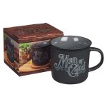Man Of God Black And Grey Ceramic Mug - 1 Timothy 6:11 - Image 9