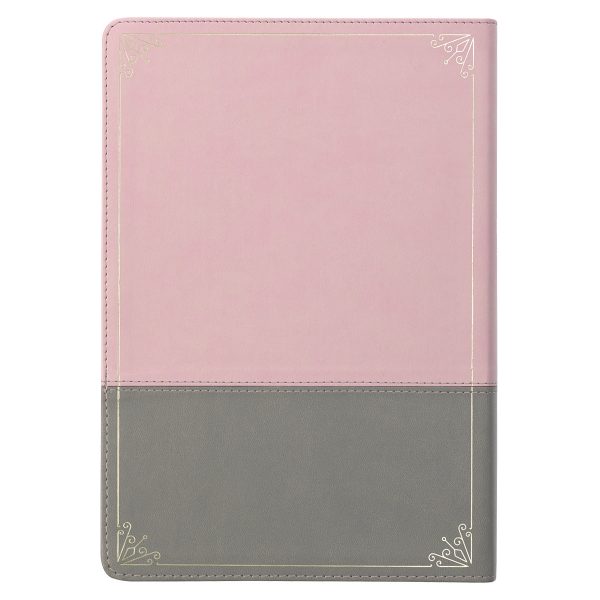 KJV Pink And Grey Faux Leather Bible Super Giant Print - Image 16