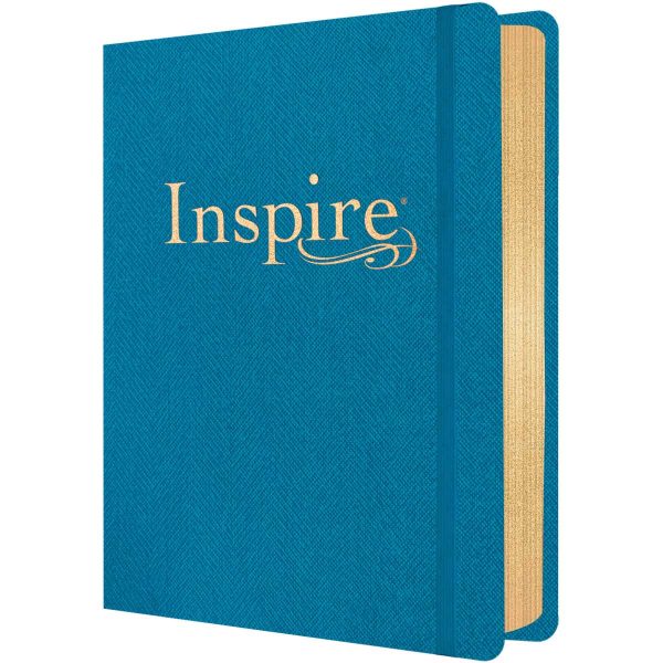 NLT Blue Faux Leather Hardcover Inspire Bible - Image 9