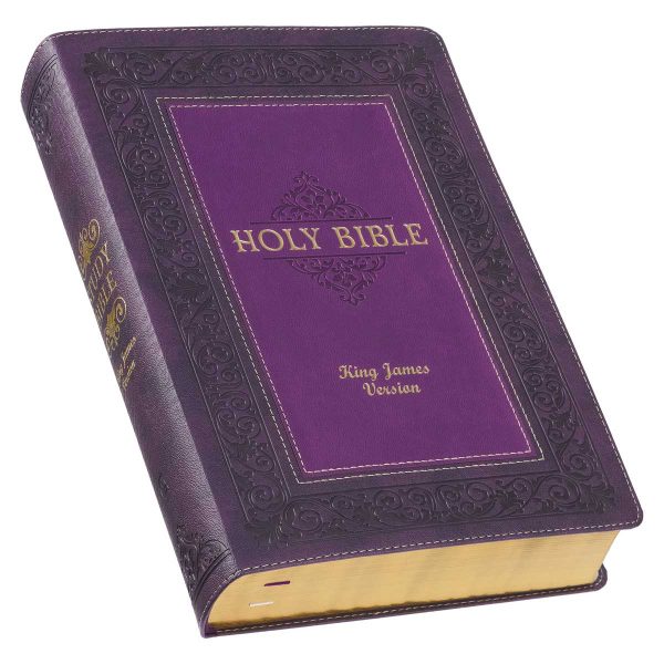 KJV Purple Faux Leather Flexcover Study Bible Large Print - Image 17