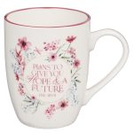 Plans To Give You Hope And A Future Floral Ceramic Mug - Jeremiah 29:11 - Image 7