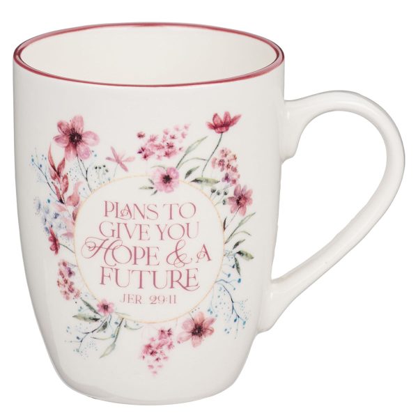 Plans To Give You Hope And A Future Floral Ceramic Mug - Jeremiah 29:11 - Image 7