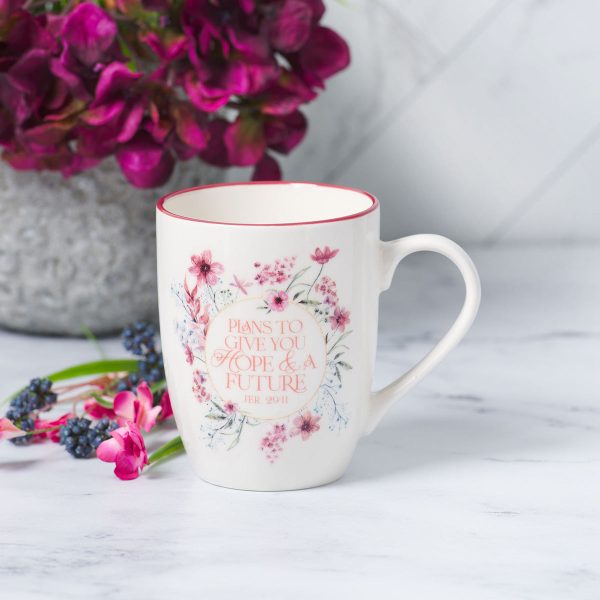 Plans To Give You Hope And A Future Floral Ceramic Mug - Jeremiah 29:11 - Image 9